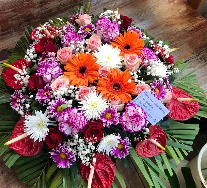 Bouquet funéraire Saint-Pierre